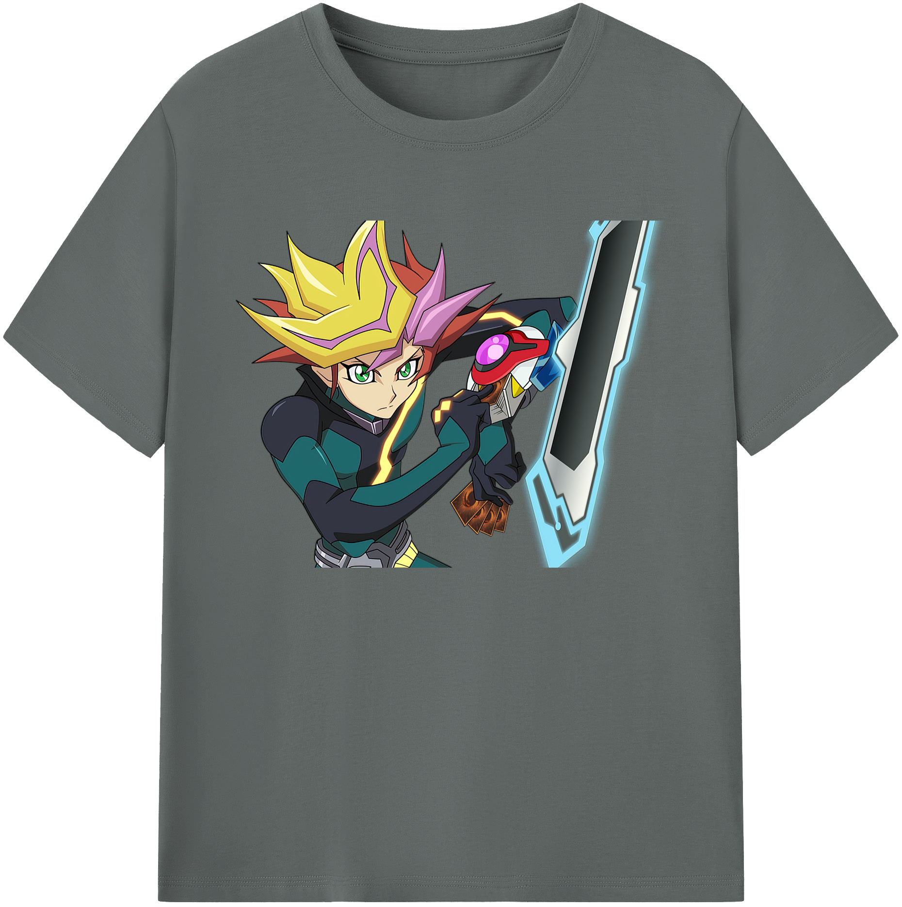（画像用） 遊☆戯☆王 Yu-Gi-Oh! 綿100％ メンズ半袖Tシャツ｜肌触りやわらか＆通気性